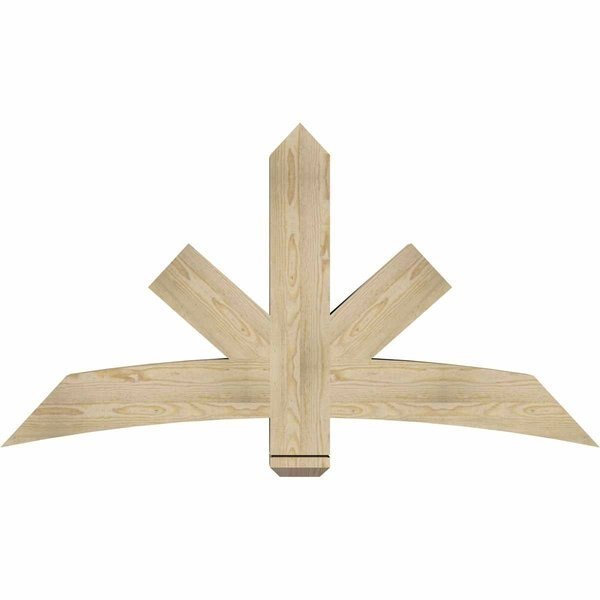 Alberta Rough Sawn Timber Gable Bracket, Douglas Fir, 60